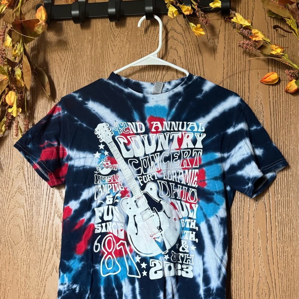 Tie-Dye Graphic Short Sleeve Tee